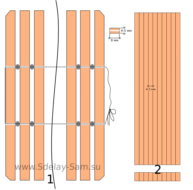 Подставка под горячее: чертеж деревянного оригинального аксессуара, как сделать?