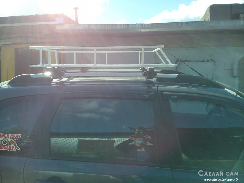 Грузовая корзина на крышу авто