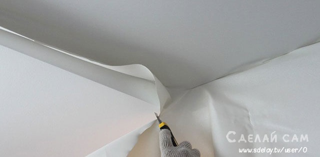 Тканевый потолок: особенности драпировки своими руками