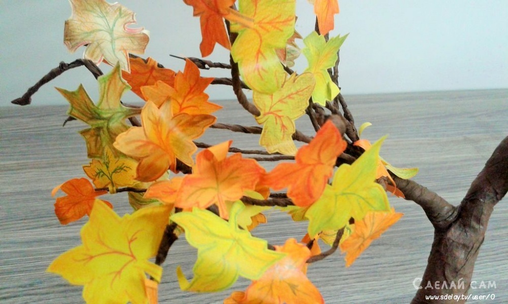 Осеннее дерево из бумаги своими руками