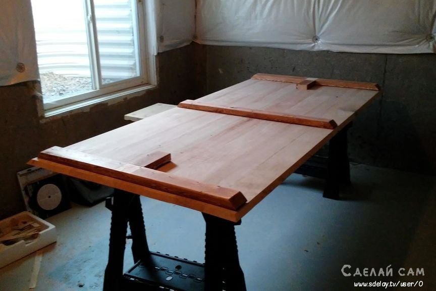 Большой деревянный стол своими руками