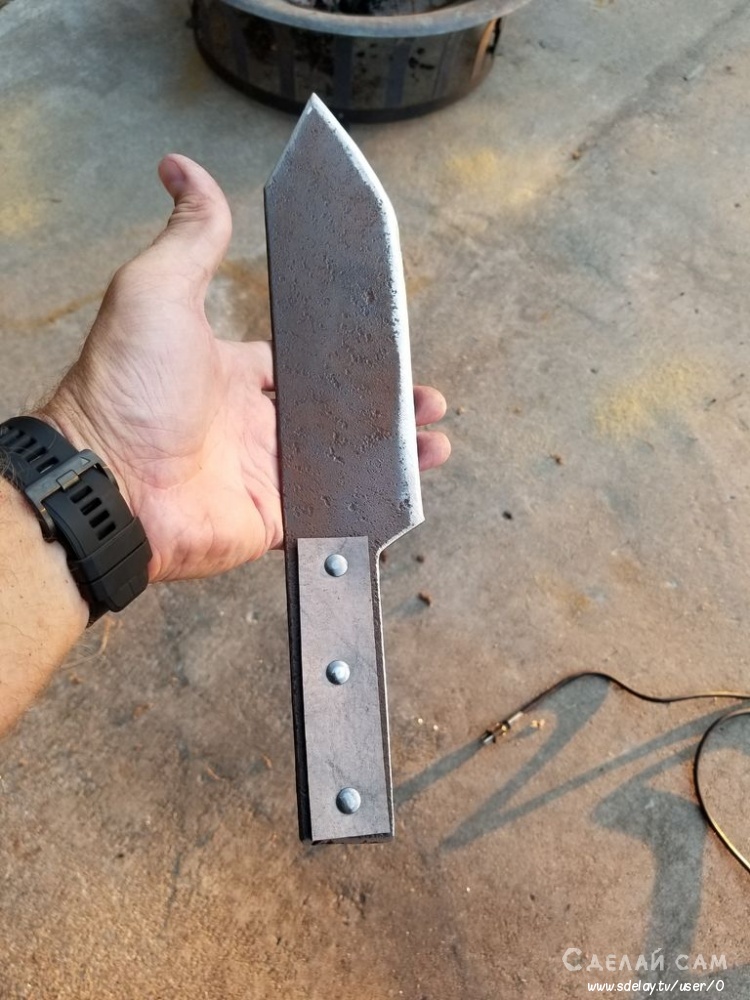 Простая мишень для метания ножей