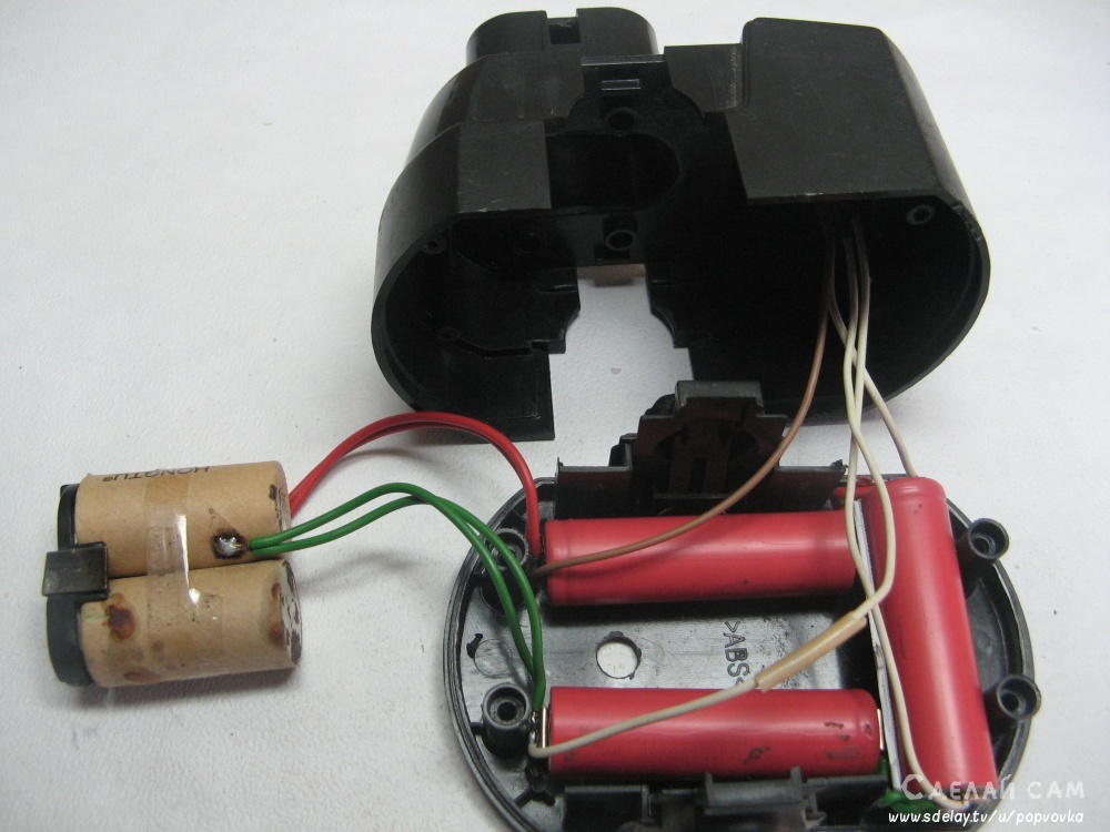 Переделка аккумулятора шуруповерта на li-ion.