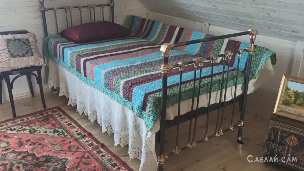 Обновить старую железную кровать
