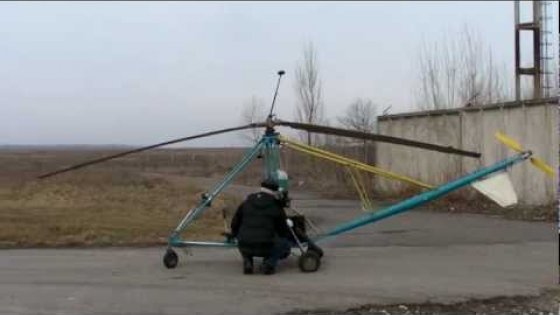 Самодельный вертолет / homemade helicopter