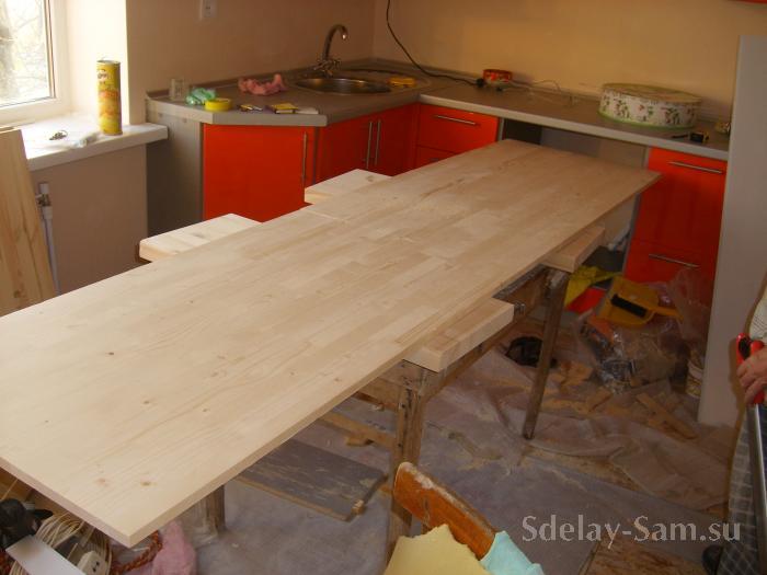 Кухонный стол для кухни своими руками